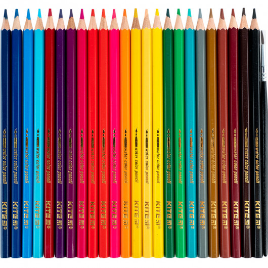 Карандаши цветные акварельные, 24 шт., Kite Classic Kite - фото 3