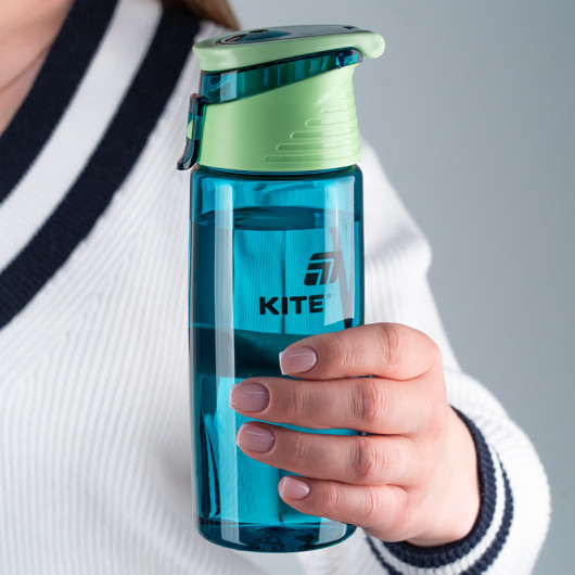 Пляшечка для води, 550 мл, смарагдова (K25-401-2) Kite — фото 4