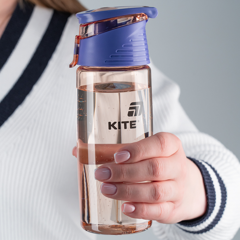 Пляшечка для води, 550 мл, рожева (K25-401-4) Kite — фото 4