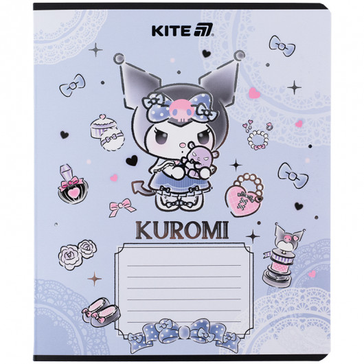 Тетрадь 18 лист., лин., фольга + УФ лак, Hello Kitty-1 (HK25-237-1) Kite - фото 13