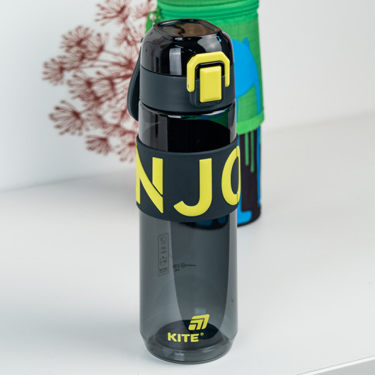 Пляшечка для води, 680 мл, чорно-жовта (K25-1233-1) Kite — фото 6