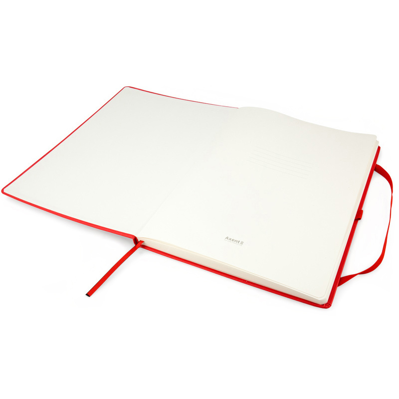 Книга записная Partner Grand, 210*295, 100 л, кл, красная Axent - фото 8