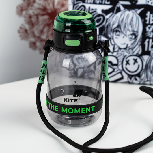 Пляшечка для води, 700 мл, чорно-зелена (K25-1218-2) Kite — фото 7