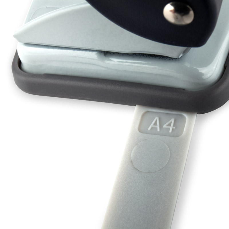 Дырокол на 2 отверстия, до 10 листов Welle-2, пластиковый, черн. Axent - фото 4