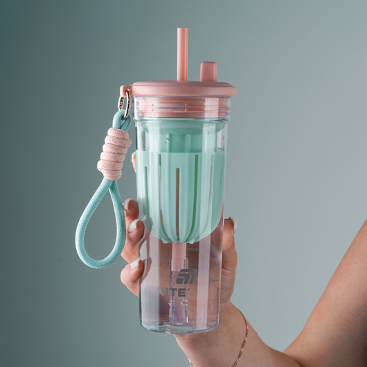 Стакан для воды, 650 мл, розово-зеленый Kite - фото 8