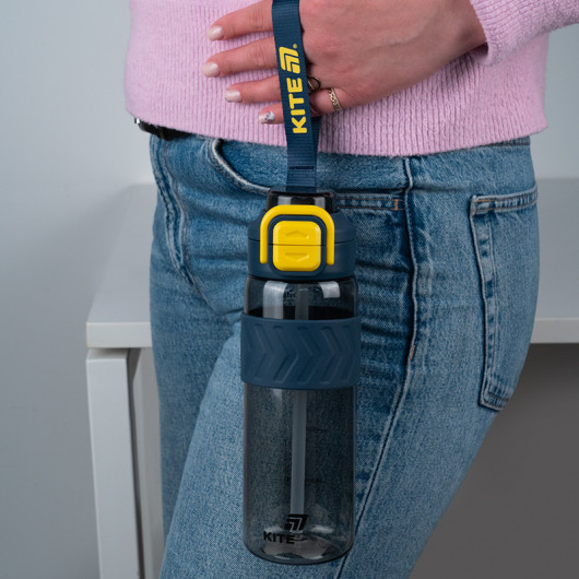 Пляшечка для води, 800 мл, сіро-жовта (K25-1234-1) Kite — фото 5