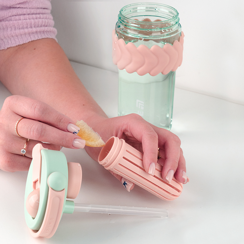 Стакан для воды, 900 мл, мятно-розовый Kite - фото 7