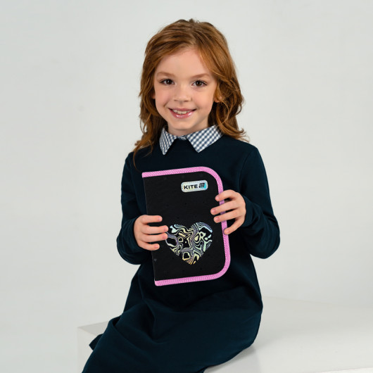 Пенал Kite 1 від., 2 відв., без наповнення 622 Love is Kite — фото 6