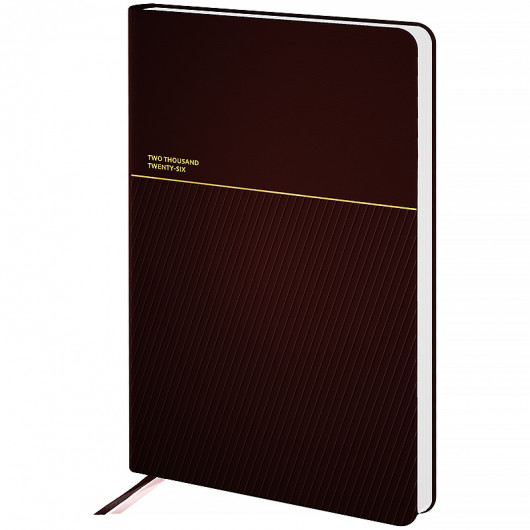 Щоденник 2026 Partner Traces, 145*210, коричневий Axent — фото 2