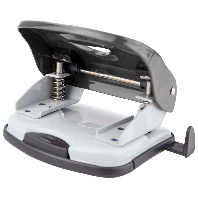 Дырокол на 2 отверстия, до 30 листов Exakt-2, металлический, черн. Axent - фото 6