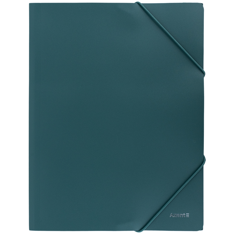Папка на резинках А4, Earth colors, зелен. Axent - фото 1