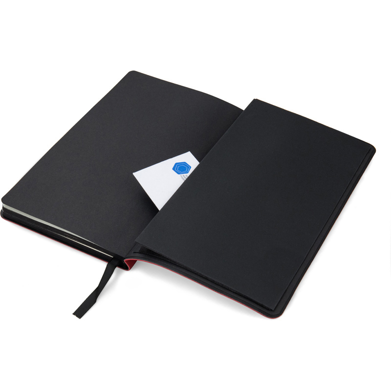 Книга записная Partner Soft, 125*195, 96 л, кл, красная Axent - фото 6