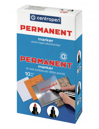 Маркер перманентный круглое острие 2,5мм., 8566, фиолет. Centropen - фото 3