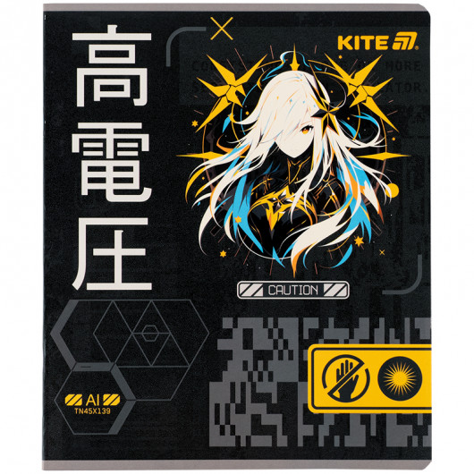 Тетрадь 24 лист., лин., гибр. лак + УФ лак, Kite Anime (K25-239) Kite - фото 8