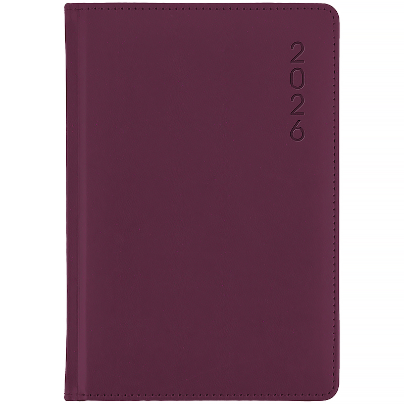 Щоденник 2026 Classic Palermo, 145*210, слп/т сливовий Axent — фото 3