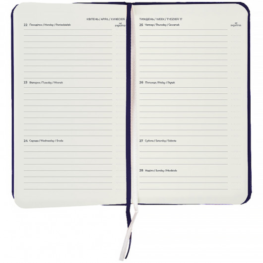 Щотижневик 2026 Pocket Strong, 90*150мм, синій Axent — фото 5