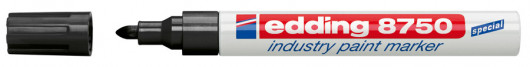 Маркер лакирующий PAINT 8750, круглое острие 2-4мм., черн. Edding - фото 6