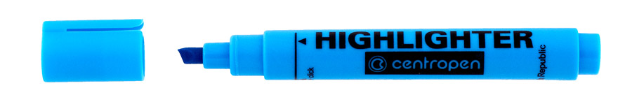 Маркер текстовый Fax 8852, 1-4,6мм., голуб. Centropen - фото 6