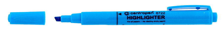 Маркер текстовый Fax 8722, 1-4мм., голуб. Centropen - фото 6