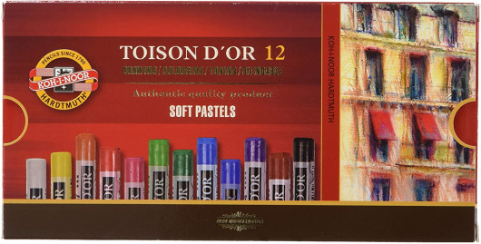 Пастель сухая 12 цветов, TOISON D'OR 8512 Koh-i-noor - фото 4