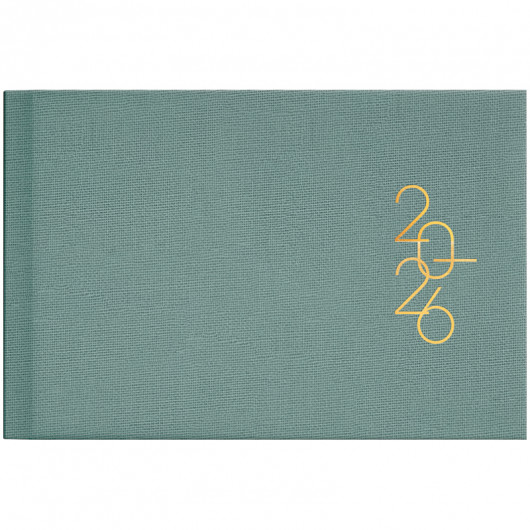 Еженедельник 2026 карманный Linesse, морской зеленый Brunnen - фото 3