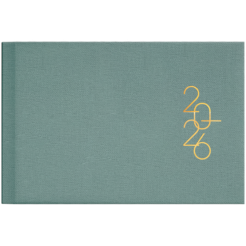 Еженедельник 2026 карманный Linesse, морской зеленый Brunnen - фото 3