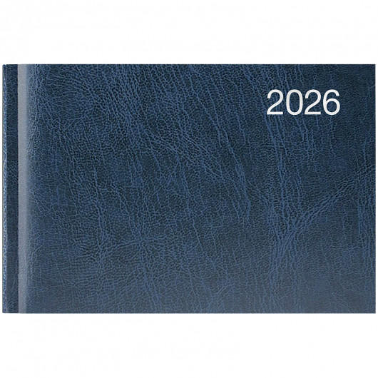 Щотижневик 2026 кишеньковий Miradur, срібне тиснення, синiй Brunnen — фото 3