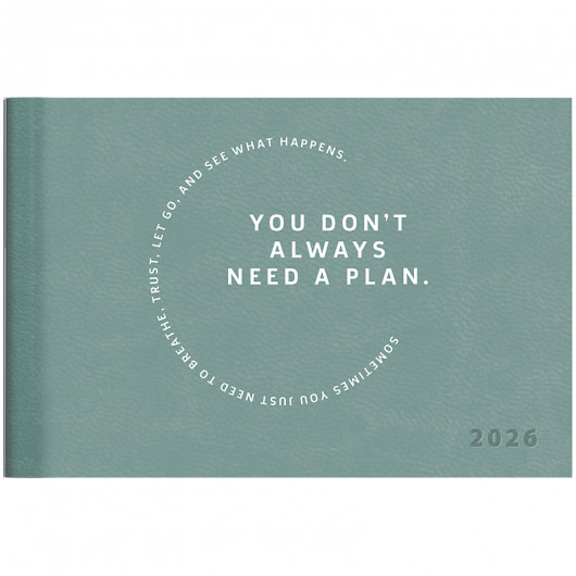 Щотижневик 2026 кишеньковий Torino Trend, бірюз. холодний Brunnen — фото 3