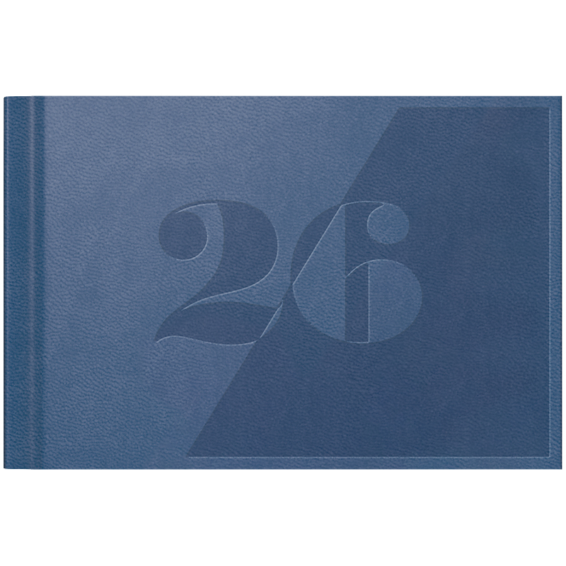 Щотижневик 2026 кишеньковий Torino Trend, синій Brunnen — фото 3