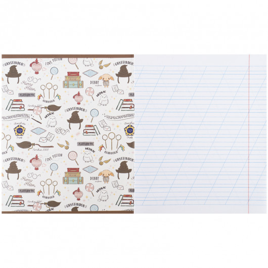 Зошит 12 арк., кос., УФ лак об'ємний, Harry Potter (HP25-235) Kite — фото 10