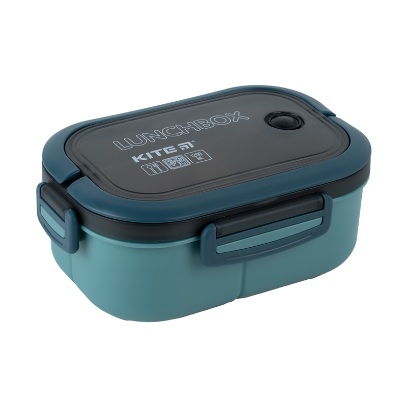Ланчбокс с разделителем 1200 мл, зеленый Kite - фото 8