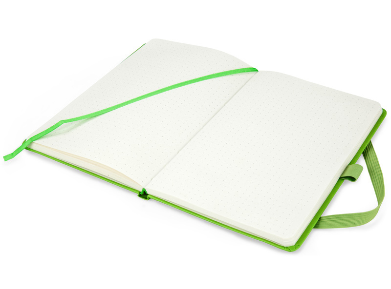 Книга записная Partner А5 (125*195мм.), 96л., линовка - точка, салат. Axent - фото 8