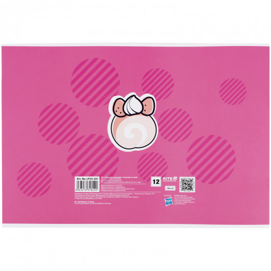 Тетрадь для рисования, 12 лист., скоба, софт тач + УФ лак, Little Pony (LP25-241) Kite - фото 9