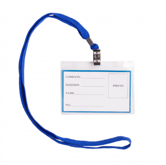 Бейдж горизонтальный 110*80мм., с лентой BuroMax - фото 3