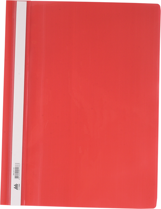 Скоросшиватель с прозрачным верхом А4, красн. BuroMax - фото 4