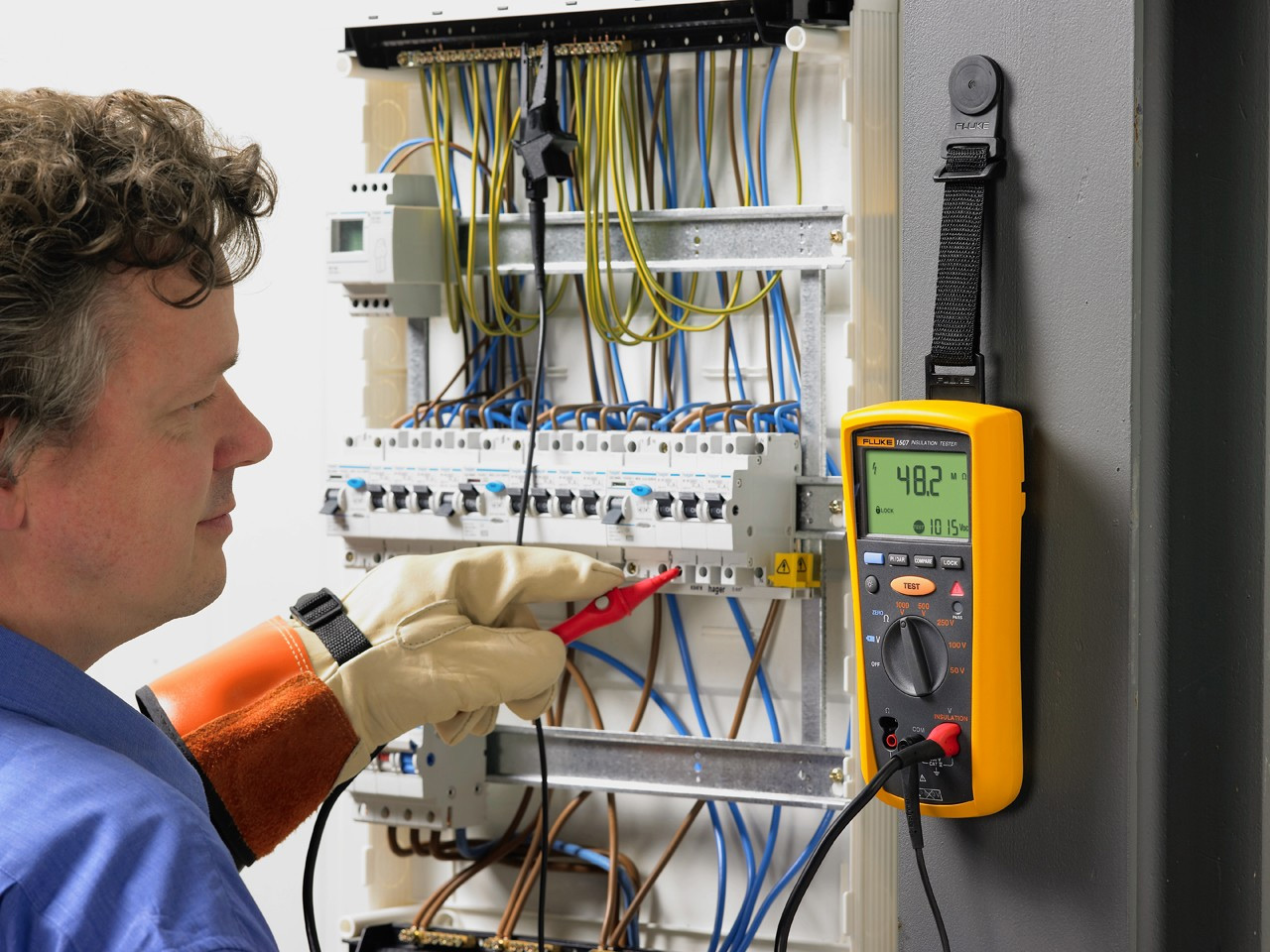 Мегомметр FLUKE 1507, вимірювач опору ізоляції, 1000 В, 10 ГОм. (оригінал) FLUKE - фото 4