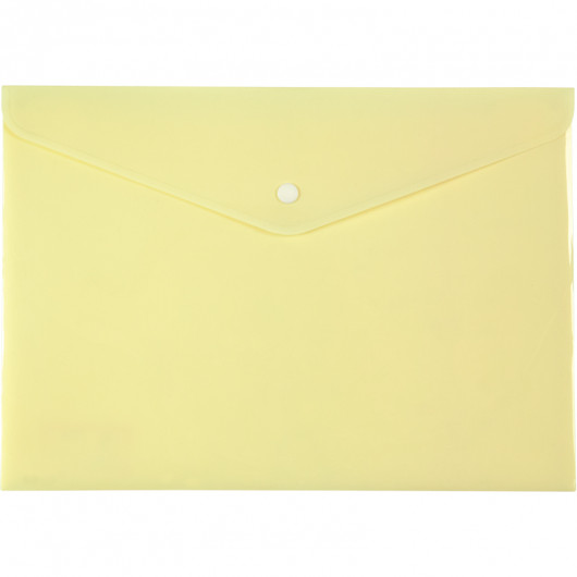 Папка на кнопке, А4, Pastelini, желтая Axent - фото 2