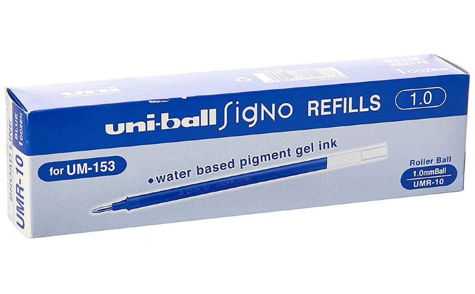 Стержень гелевый uni-ball Signo fine, 1,0мм., син. Uni - фото 5