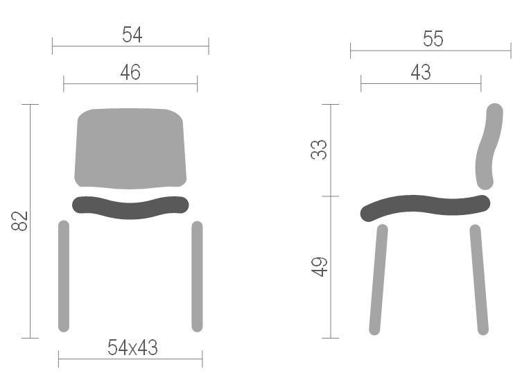 Стілець Призма, чорн. Україна - фото 3