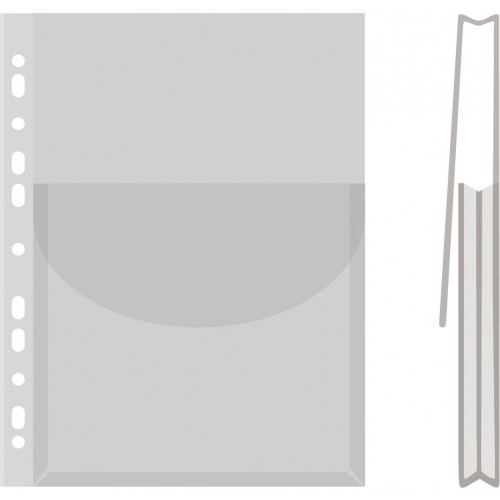 Файл для каталогов А4, 170мкм., верхний разрез, 12шт./уп. DONAU - фото 2