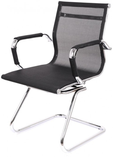 Крісло конференційне Міраж CH CF чорн. АКЛАС - фото 6