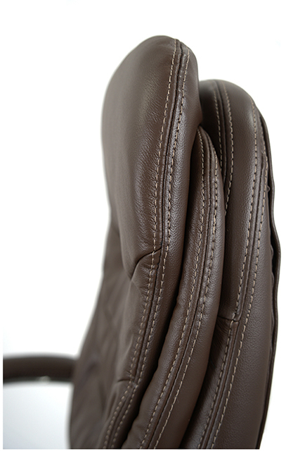 Кресло Валенсия Soft CH MB (Кожа LC-K) коричневый АКЛАС - фото 16