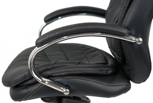 Кресло Валенсия Soft CH MB (Кожа LC-A) черный АКЛАС - фото 18