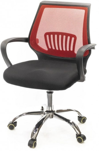 Кресло для персонала Ларк CH PR, красн. АКЛАС - фото 14