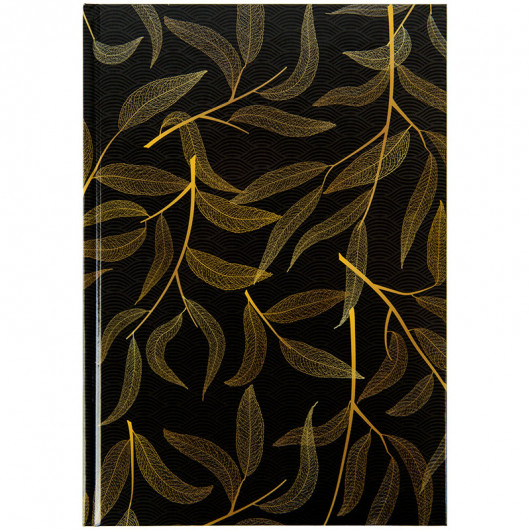 Книга учета 96л. твердый переплет, офсет, серия Waves, клетка, черн. Axent - фото 5