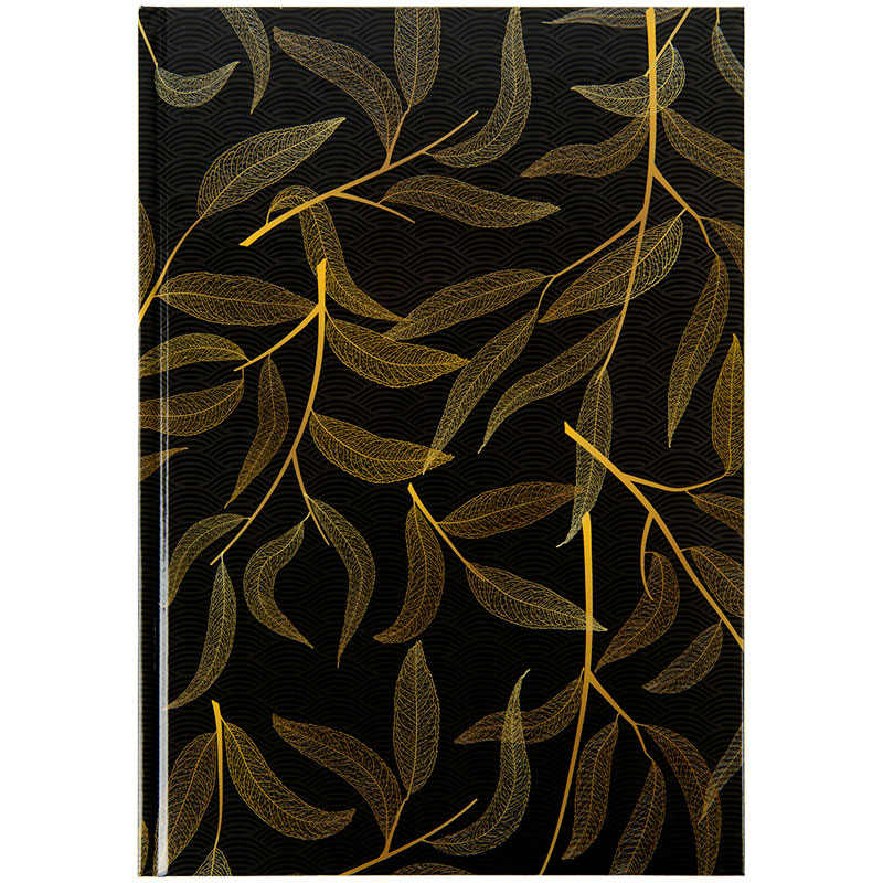 Книга учета 96л. твердый переплет, офсет, серия Waves, клетка, черн. Axent - фото 5