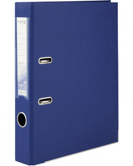 Регистратор 5см. А4 (PP), двусторонний, син. Axent Delta - фото 4