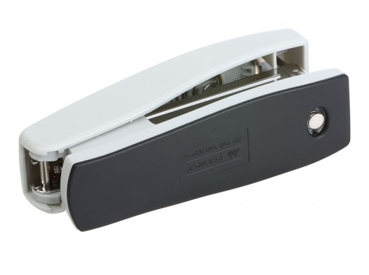 Степлер 24/6, 20арк., глибина захоплення 65мм., гумове покриття, сірий BuroMax - фото 6