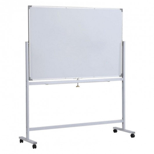 Доска белая магнитная сухостираемая оборотно-мобильная, 90х150 см, мобильная Axent - фото 3
