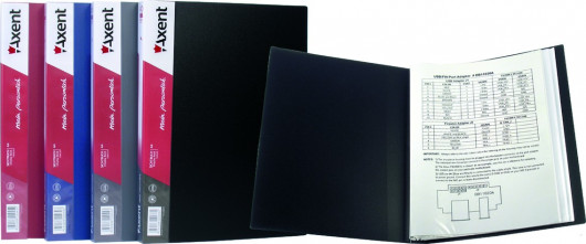 Папка на 40 файлов, бордо Axent - фото 6